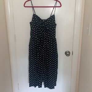 Size Large Polka dot dress with spaghetti straps and  cutout under bust …